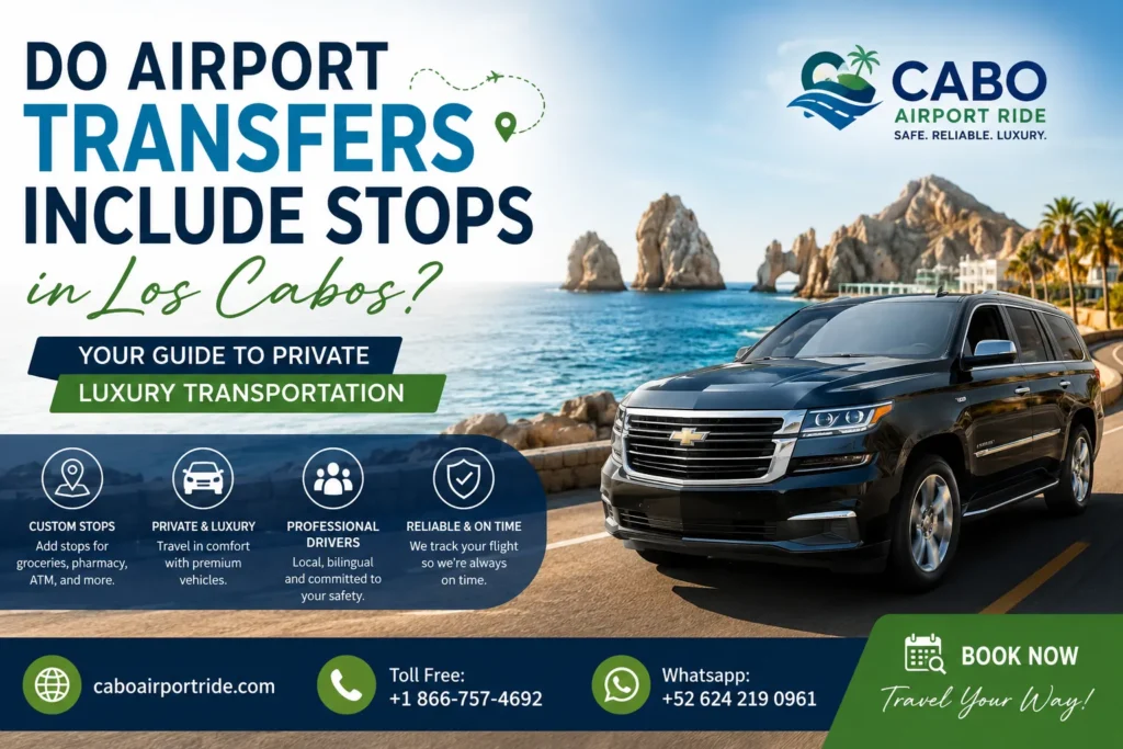 Do Airport Transfers Include Stops in Los Cabos Your Guide to Private Luxury Transportation_resultado