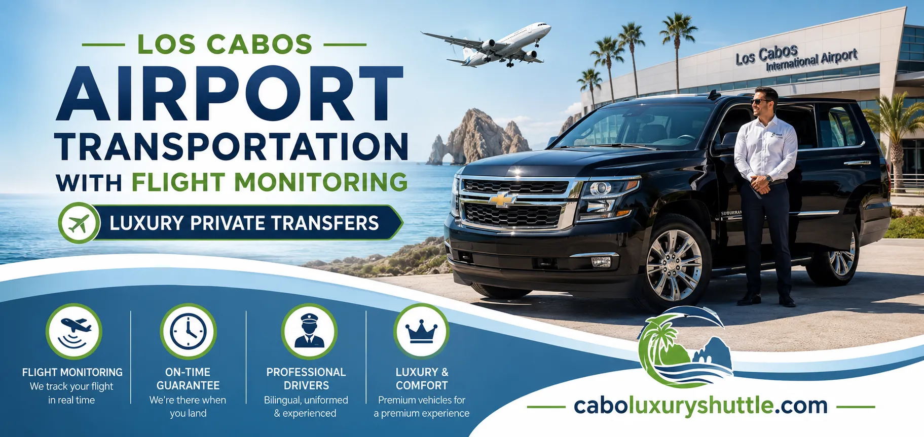Los Cabos Airport Transportation with Flight Monitoring Luxury Private Transfers_resultado