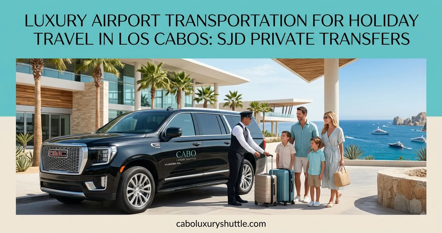 Luxury Airport Transportation for Holiday Travel in Los Cabos SJD Private Transfers_resultado