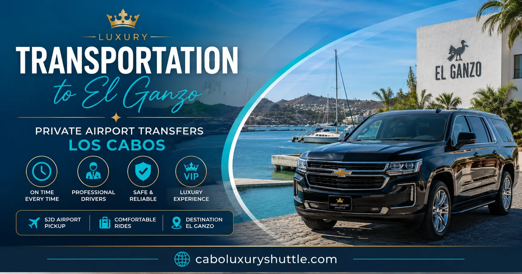 Luxury Transportation to El Ganzo Private Airport Transfers Los Cabos_resultado