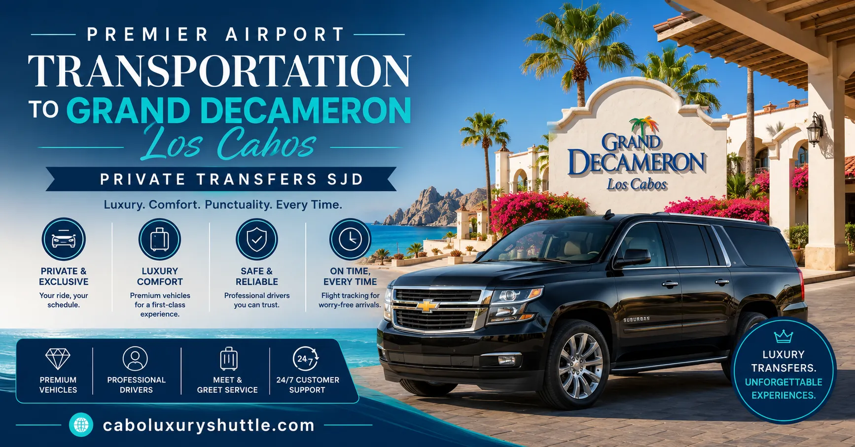 Premier Airport Transportation to Grand Decameron Los Cabos Private Transfers SJD_resultado